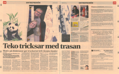 Dagens Industri is writing an article about us!