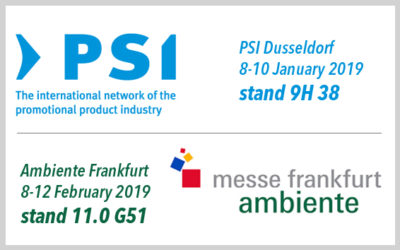 Visit our stand at PSI and Ambiente 2019