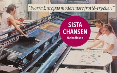 Sista chansen att beställa badlakan