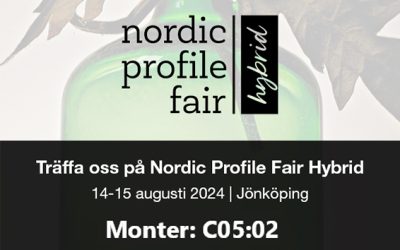 Vi ställer ut på Nordic Profile Fair